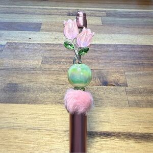 Pink Tulip Beaded Pen